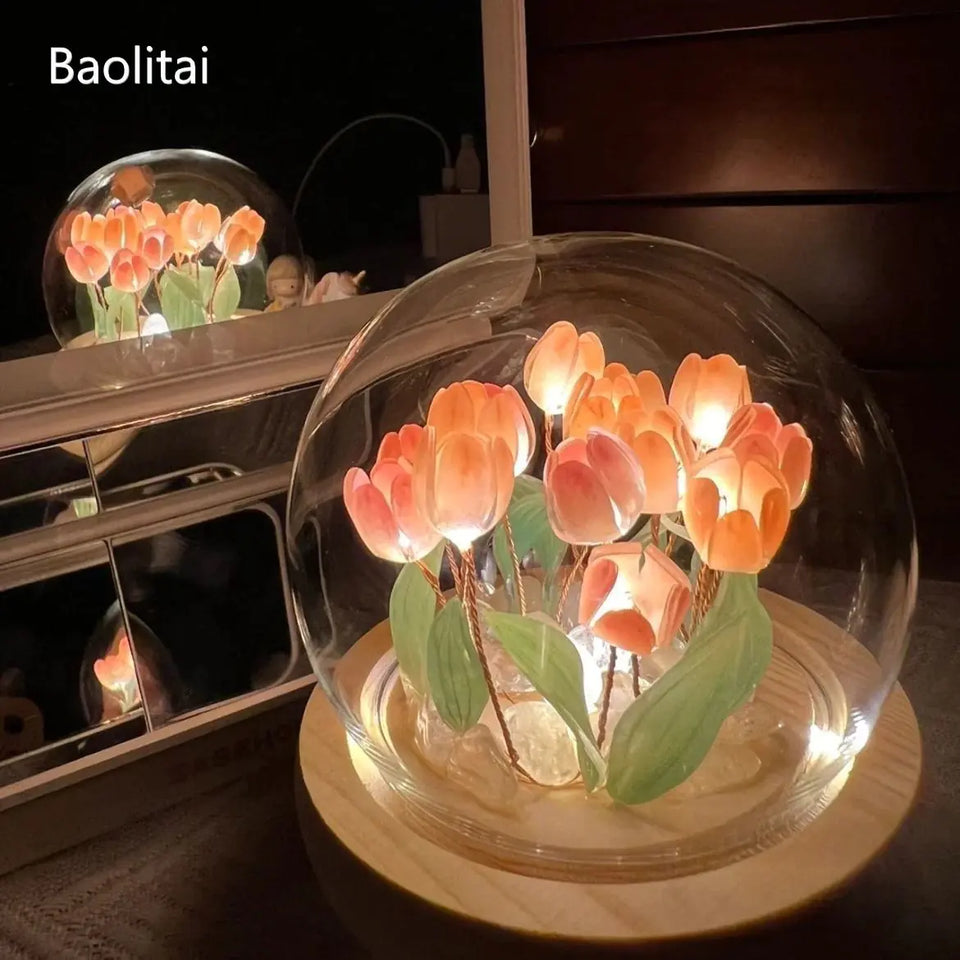 Handmade Tulip Night Light - Maxmline